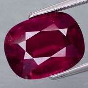 Substantial 5.90ct untreated plum red Rhodolite Garnet