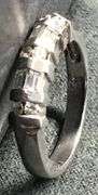14K WHITE GOLD NATURAL DIAMOND WEDDING BAND