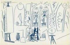 Highly Collectible Pablo Picasso (after) Sketchbook Lithograph Limited Edition of 250, 1960