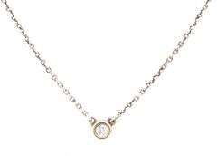 Tiffany & Co 0.05ct diamond by the yard necklace