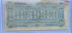 $100 Feb 17 1864  CSA Note