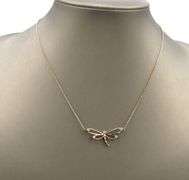 Tiffany & Co Diamond Nature Dragonfly Necklace
