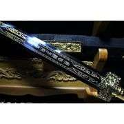 Han Jian Hand-Forged Blue Blade Sword
