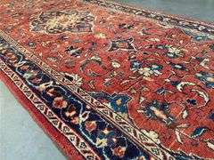 Stunning Vintage Sarouk Runner 3.6x11