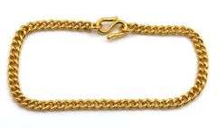 Bright Yellow 24K Standard Link Bracelet