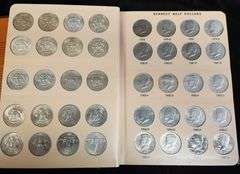 1964-2009 Complete Kennedy Half Dollar Dansco Album