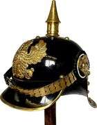WWI & WWII German Prussian Pickelhaube Helmet