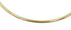 Popular and Useful 14k YG Omega Necklace