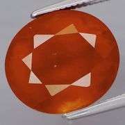 Collectors fiery 6.43ct true color shifting Hessonite Garnet