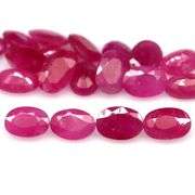 Simply gorgeous 11.16ct reddish pink Ruby set