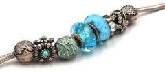 Lot of 3 Pandora charms bracelet in sterling silver