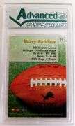 Barry Sanders 1998 Football Card, 9.5 Mint