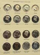 Kennedy Halves BU Complete 1964-1987 S in Littleton Archival Album.