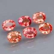 Dynamic 2.92ct Padparadscha Sapphire set