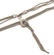 David Yurman waterfall lariat tassel with diamonds