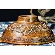 Copper Lotus and Double-Fish Bowl