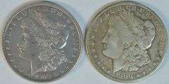 Scarce 1900-S and 1903-P Morgan Silver Dollars
