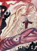 Highly Collectible and Rare Salvador Dali Original Lithograph from the 'Biblia Sacra' Suite