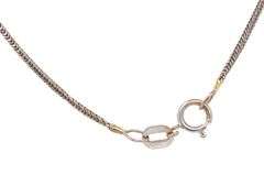 14K WG 3 Diamond Pendant on a Necklace