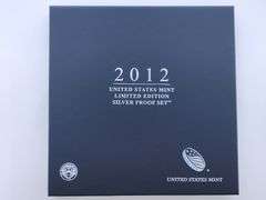 2012 Limited Edition Silver Proof Set, OGP