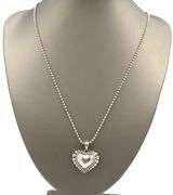 Lagos Heart Pendant on 34" Beaded Aftermarket Chain