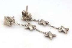Tiffany & Co triple X dangle drop earrings