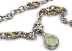 Judith Ripka 925 sterling silver pendant on chain