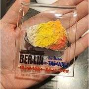 Authentic Berlin Wall Fragment with Certificate of Authenticity