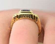 Gorgeous 18K Garnet and Diamond Ring