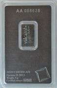 Valcambi Suisse 5 gram pure .999 Platinum Bar. Serial #
