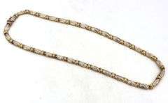 Set of 925 sterling silver cubic zirconia necklace and bracelet