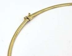 Popular and Useful 14k YG Omega Necklace