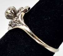 Sparkling 14K White Gold Diamond Ring