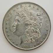 1882 O Morgan Silver Dollar, Cleaned