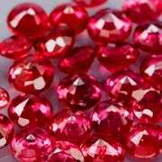 Top red! Untreated! Diamond cut! 2.39ct Ruby set!!!