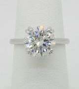 3.01CT D Color, VVS2 Clarity Diamond Solitaire