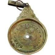 Astrolabe Navigational Instrument with Hand-Engraved Plates