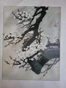 One Extremely Collectable Oriental Original Painting , large 16x20