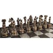 Hand-Painted Greek Mythology Chess Set