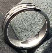 DAZZLING 14K WHITE GOLD NATURAL DIAMOND WEDDING BAND