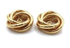 Two Pairs of 14K YG earring Jackets.