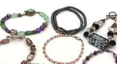 Group lot of 11 vintage 925 sterling silver bracelets