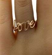 Tiffany & Co. Paloma Graffiti Love Ring in 18kt Yellow Gold