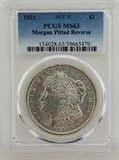 1921 Morgan Pitted Reverse, HOT 50 - PCGS MS63