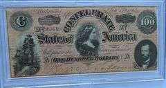$100 Feb 17 1864  CSA Note