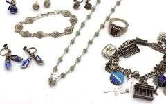 Group lot of Vintage 925 sterling silver jewelry