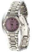 Citizen Eco drive pink dial quartz watch