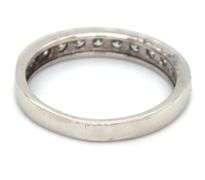 Platinum 1ctw channel set diamond band