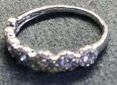 14K WHITE GOLD NATURAL DIAMOND WEDDING DIAMOND