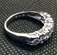 14K WHITE GOLD NATURAL DIAMOND WEDDING BAND
